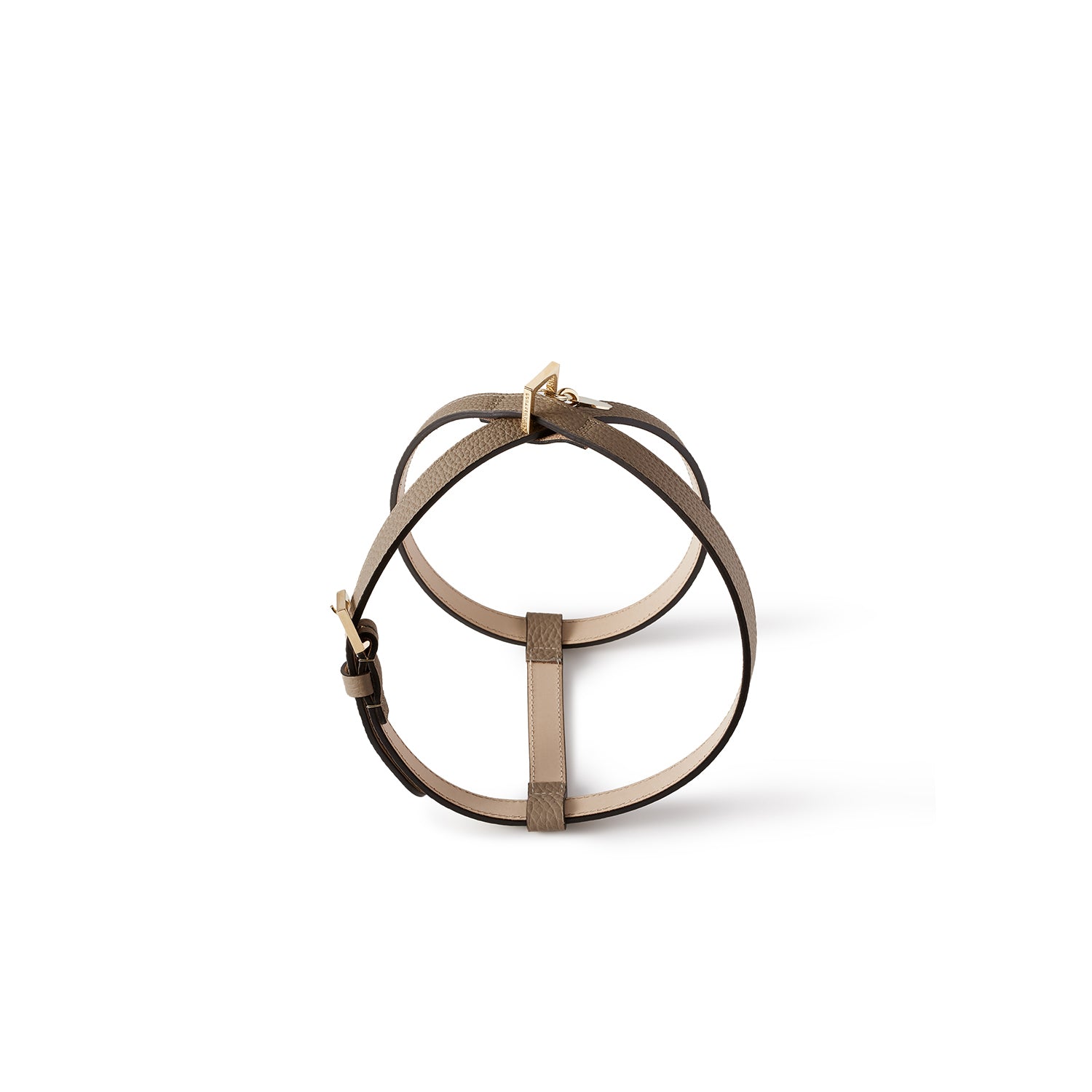 BONAVENTURA × FRIDA Firenze Harness for Pets Shrink Leather (Etoupe - 45)