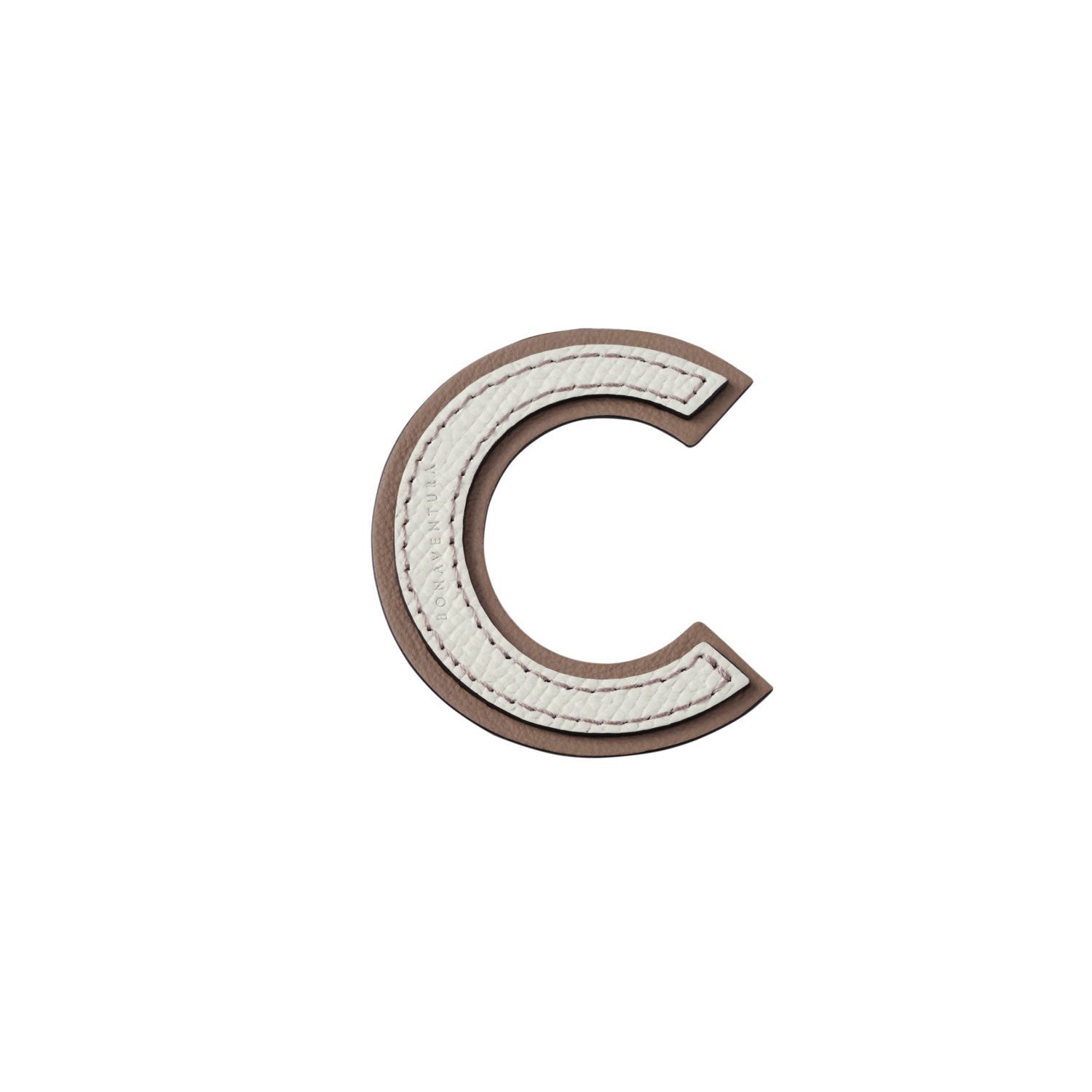 Initial Letter (White × Etoupe - C)
