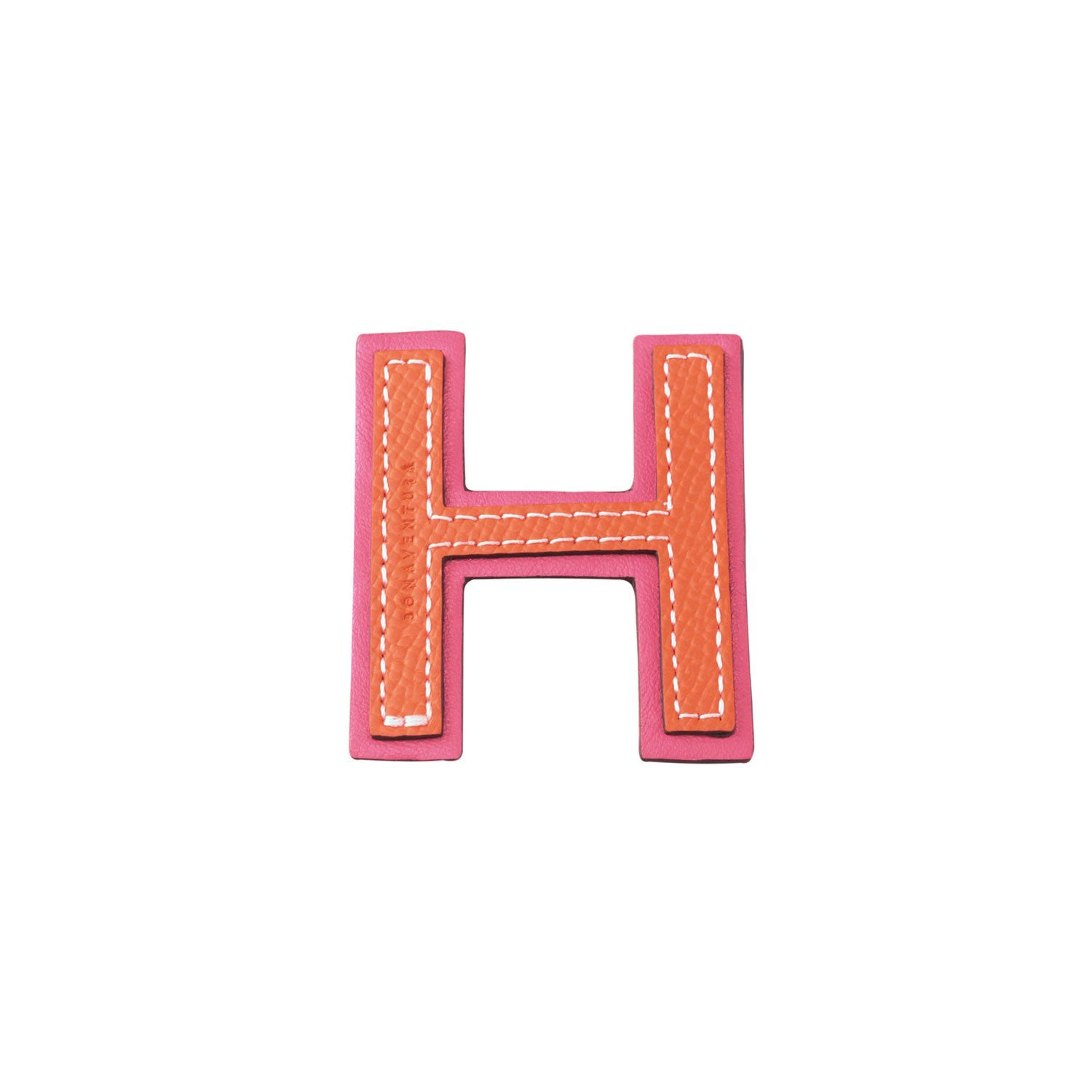 Initial Letter (Orange × Fuchsia Pink - H)
