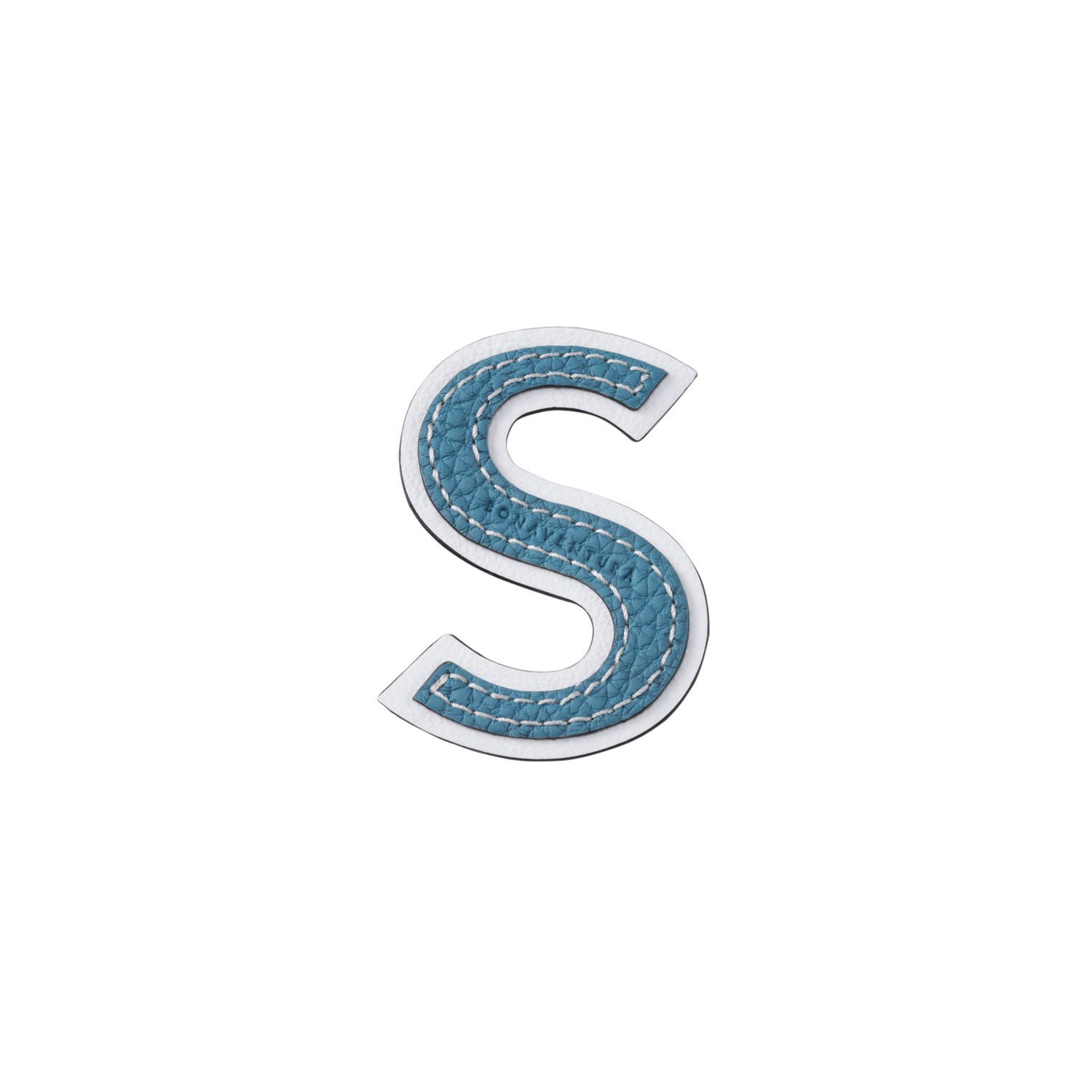 Initial Letter (Blue Cyan × White - S)