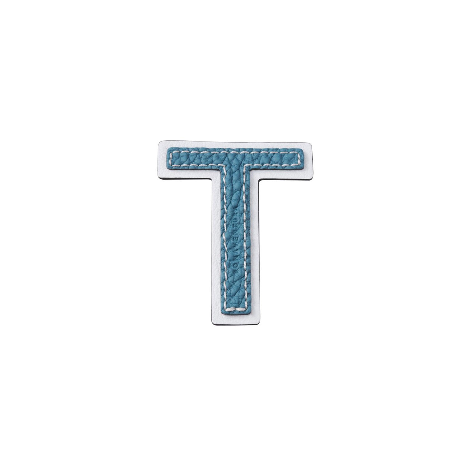 Initial Letter (Blue Cyan × White - T)