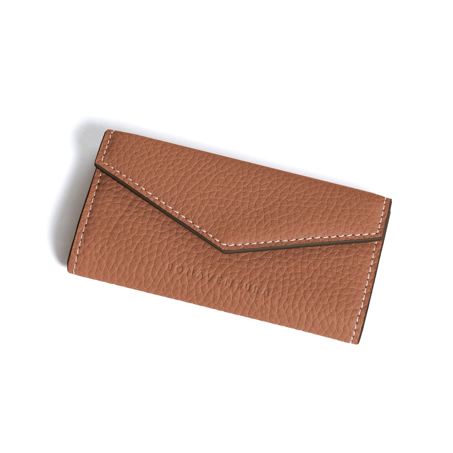 Slim Key Case Shrink Leather (Camel)