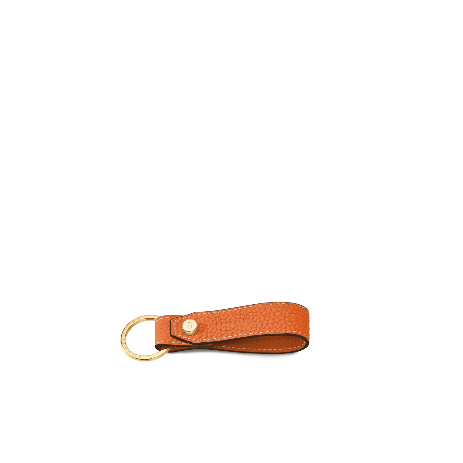 Key Holder Shrink Leather (Orange)