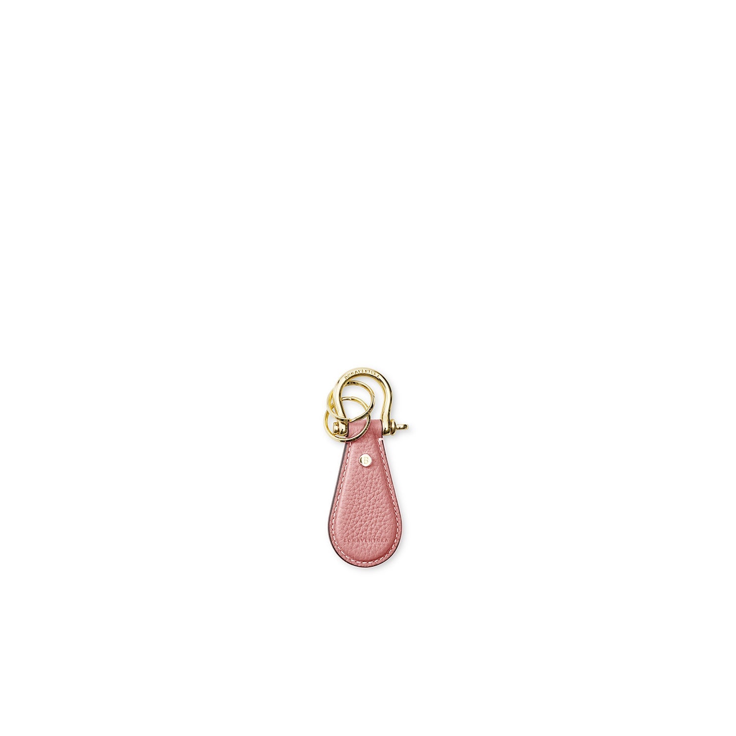 Shackle Key Holder Shrink Leather (Coral Pink)