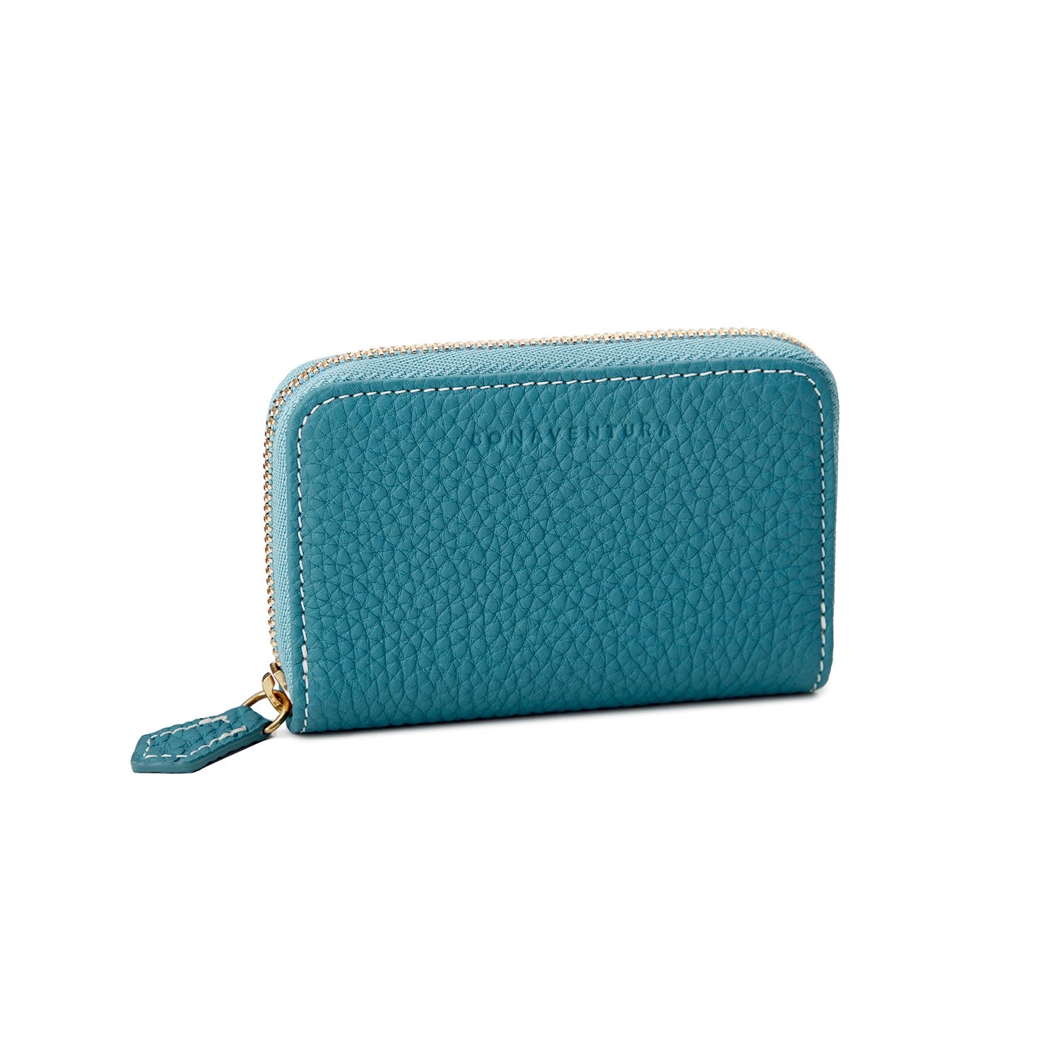 Smart Key Case Shrink Leather (Blue Cyan)
