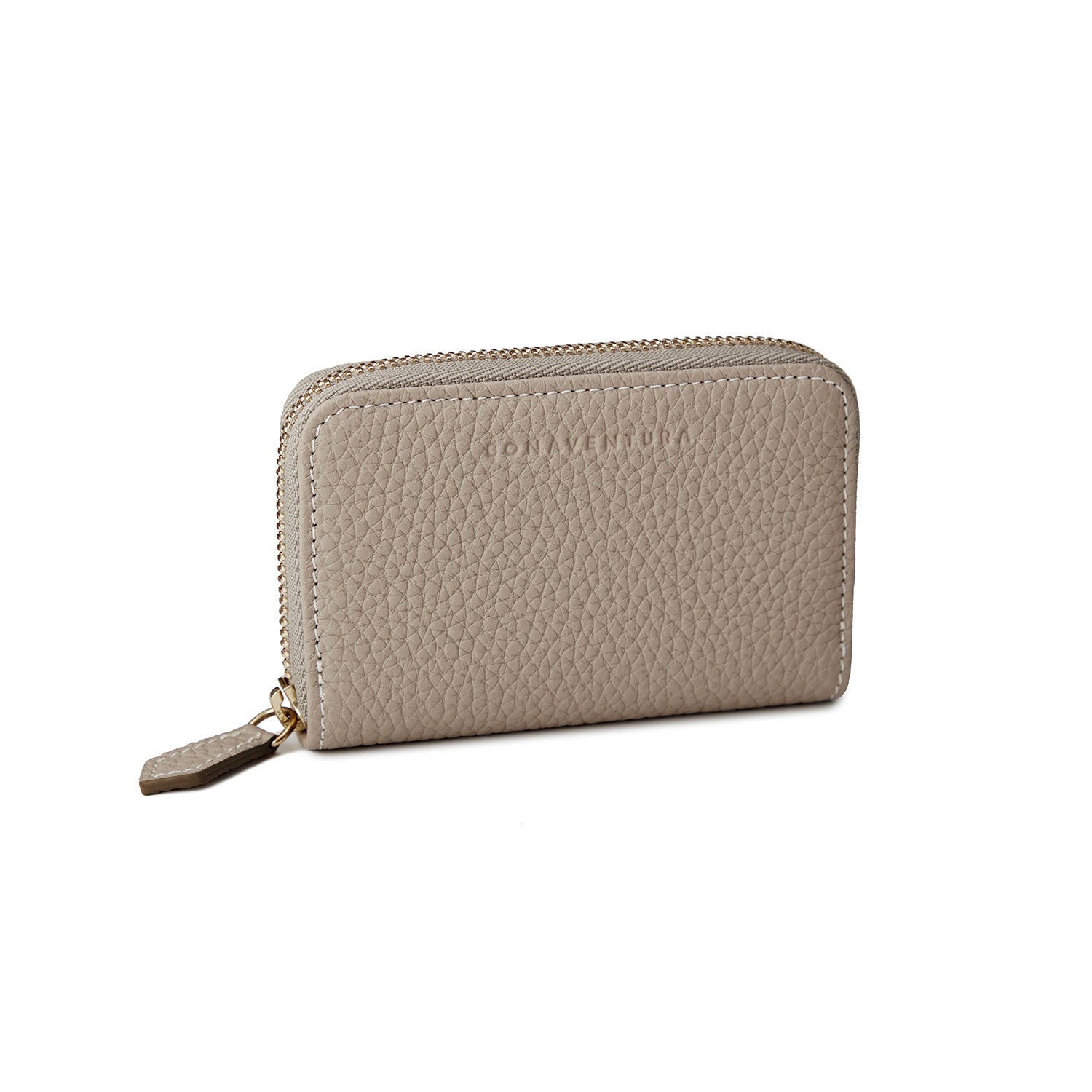 Smart Key Case Shrink Leather (Greige × Yellow)