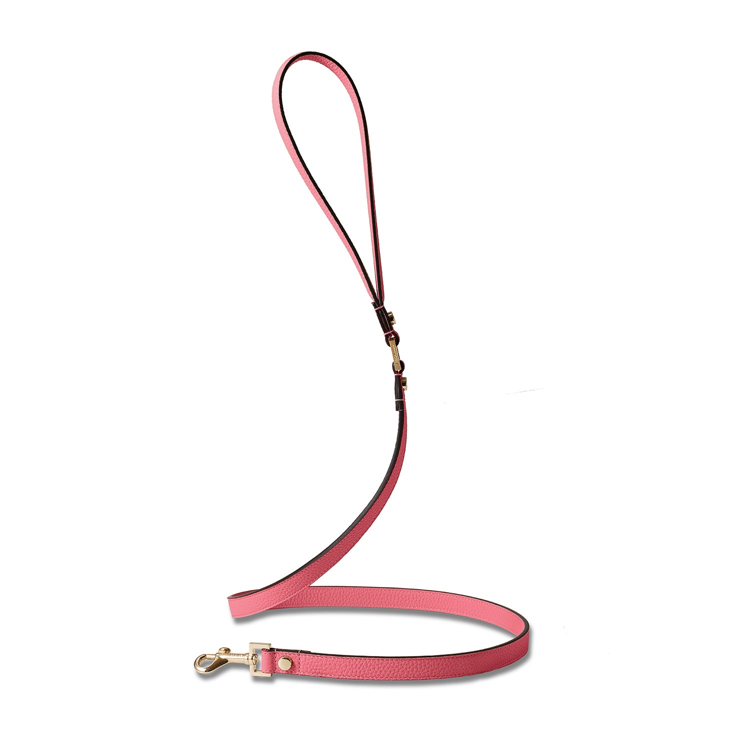BONAVENTURA × FRIDA Firenze Leash for Pets Shrink Leather (Azalee Pink)