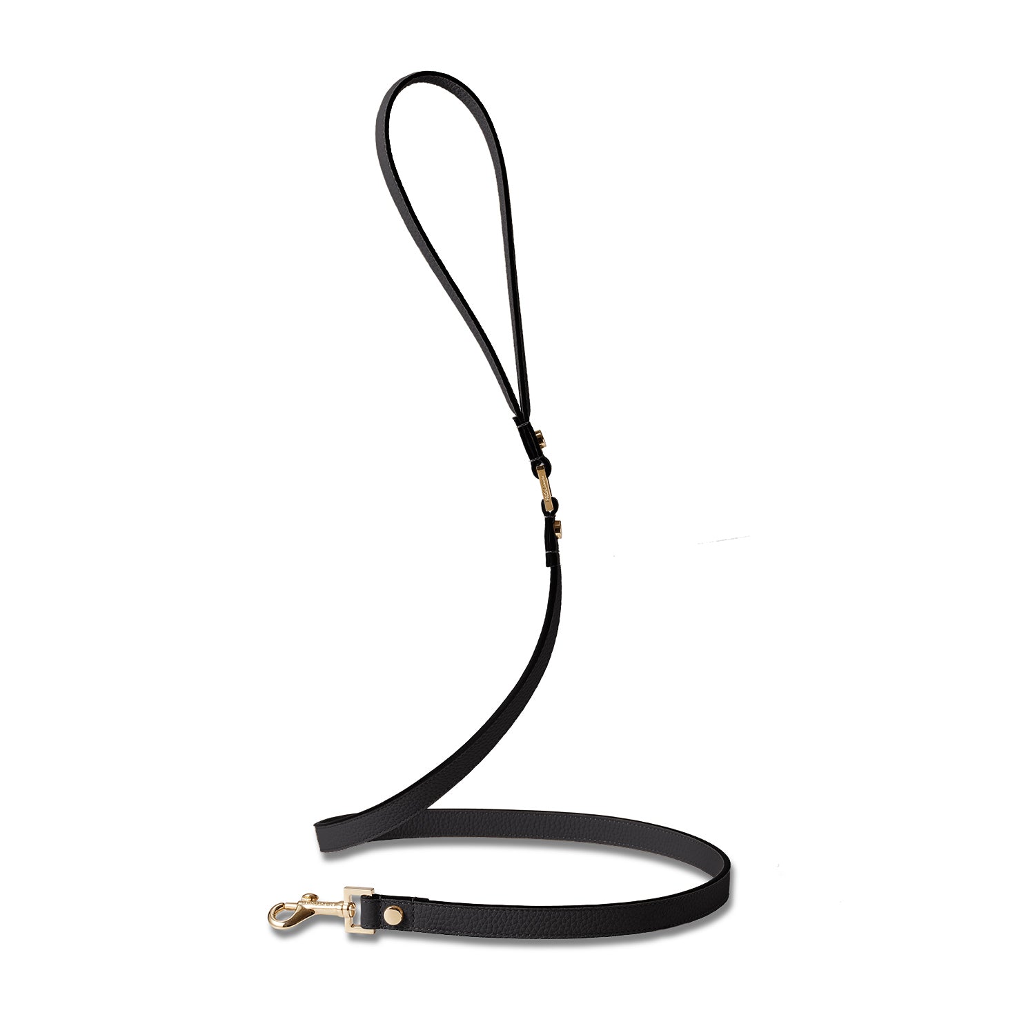 BONAVENTURA × FRIDA Firenze Leash for Pets Shrink Leather (Black)