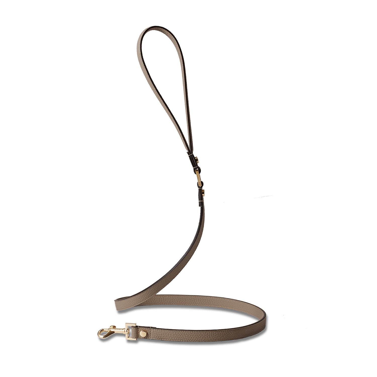 BONAVENTURA × FRIDA Firenze Leash for Pets Shrink Leather (Etoupe)