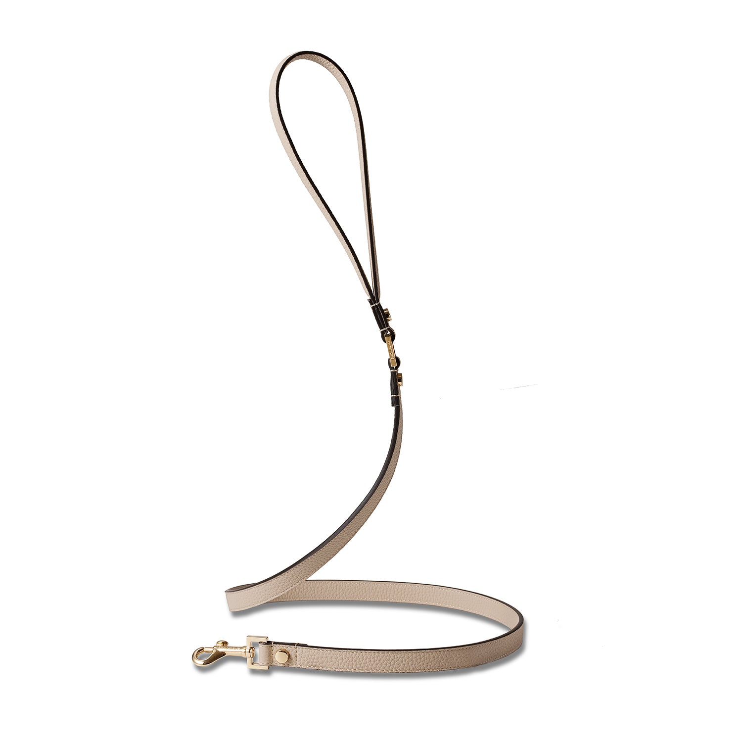 BONAVENTURA × FRIDA Firenze Leash for Pets Shrink Leather (Greige)