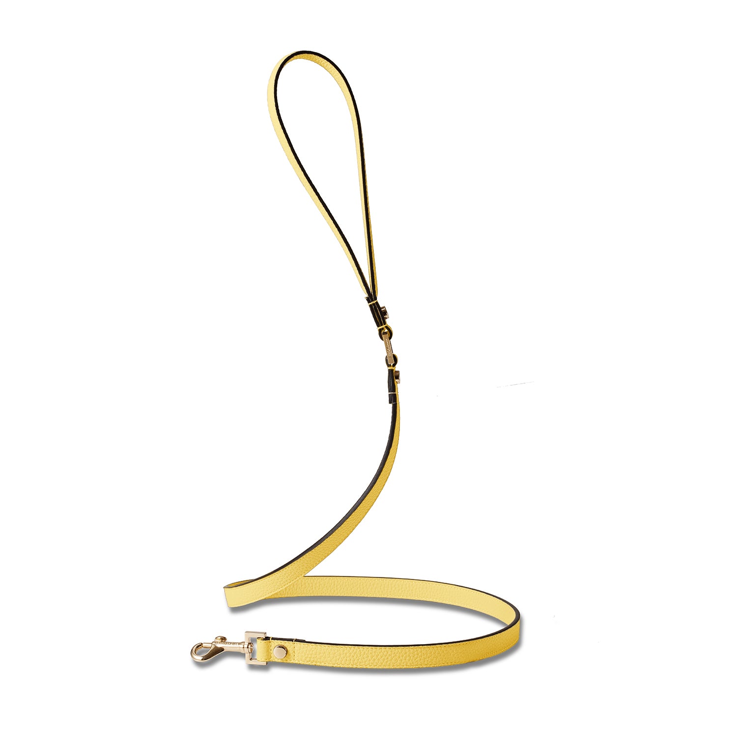 BONAVENTURA × FRIDA Firenze Leash for Pets Shrink Leather (Yellow)