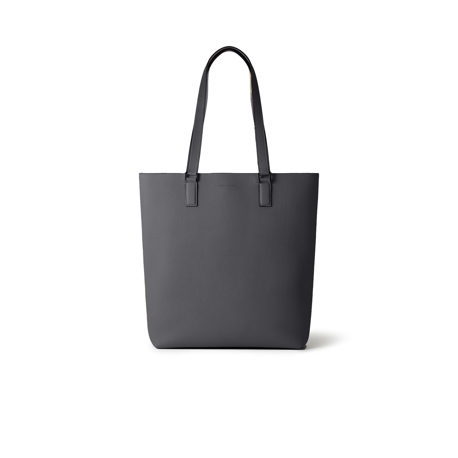 Cleo Tote Bag Shrink Leather (Charcoal Gray)
