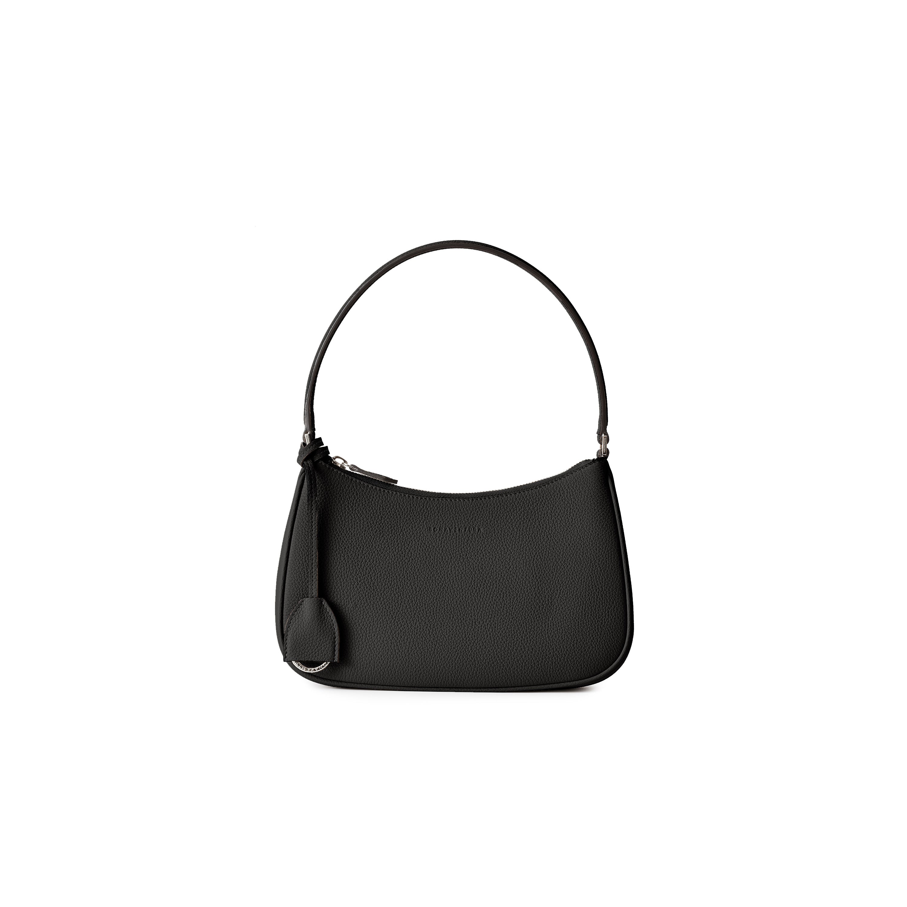 Chiara Shoulder Bag Shrink Leather (Black)