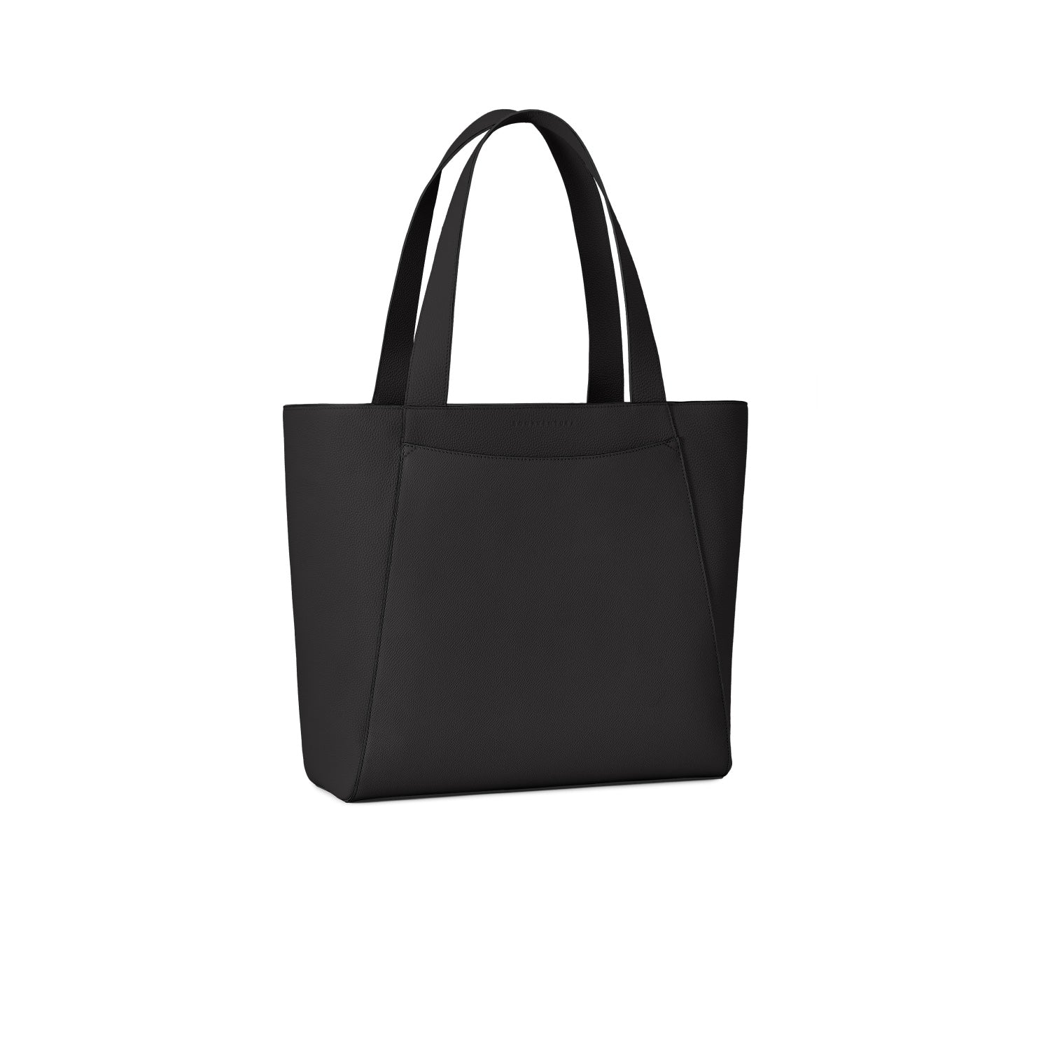Manuel Tote Bag Shrink Leather (Black)
