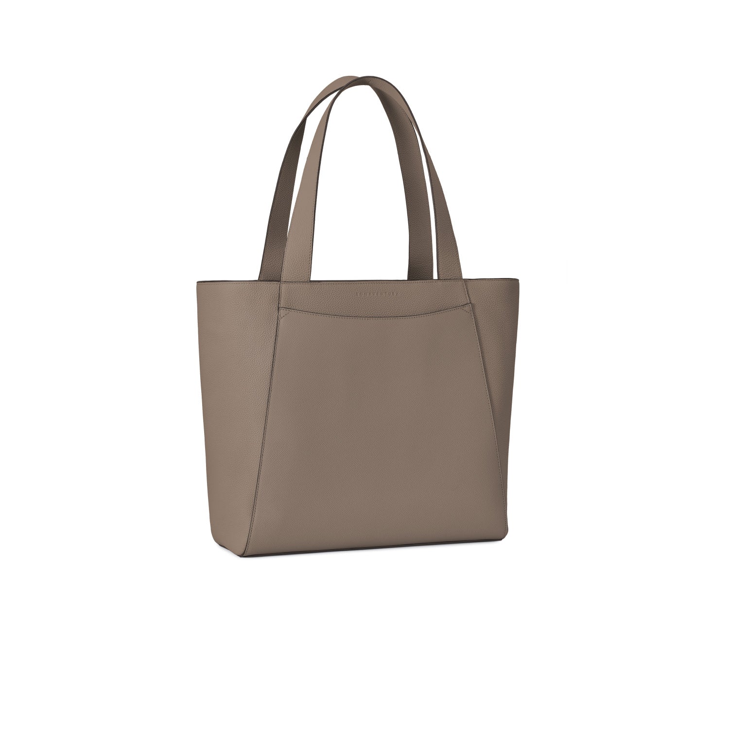 Manuel Tote Bag Shrink Leather (Etoupe)