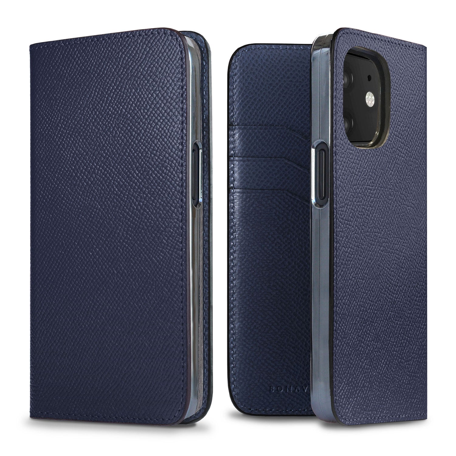 iPhone 12 mini Diary Case Nobile Leather (Navy)