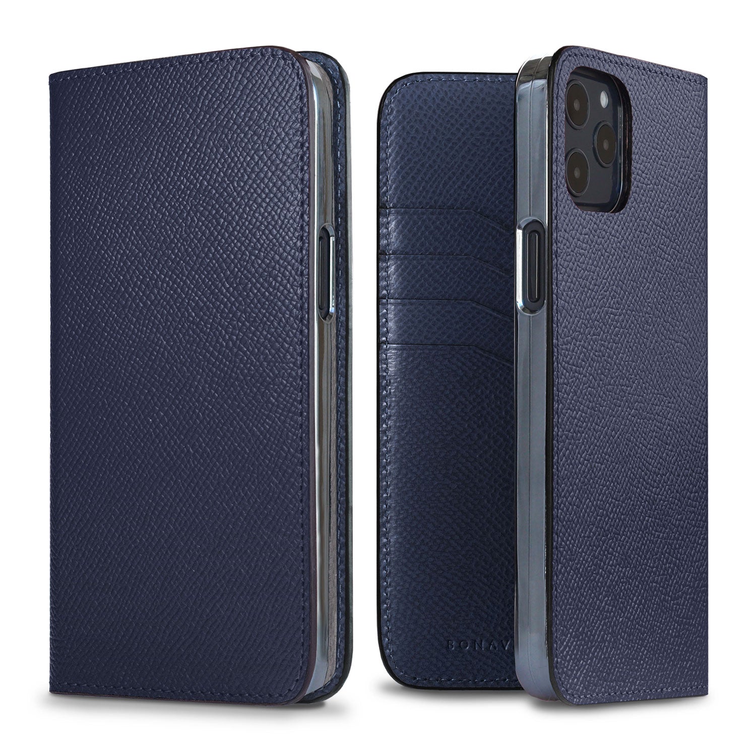 iPhone 12 Pro Max Diary Case Nobile Leather (Navy)