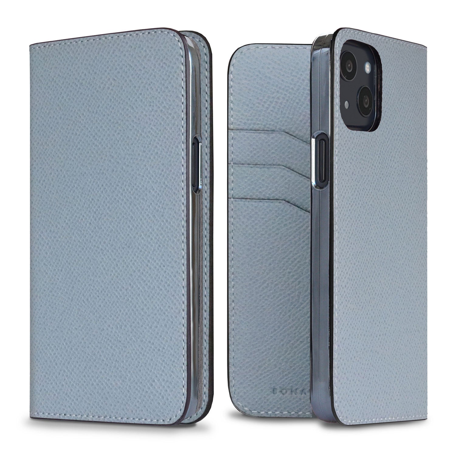 iPhone 13 Diary Case Nobile Leather (Blue Lin)