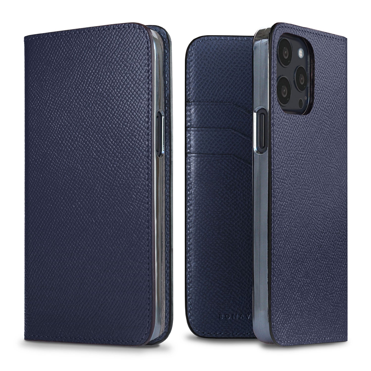 iPhone 13 Pro Diary Case Nobile Leather (Navy)