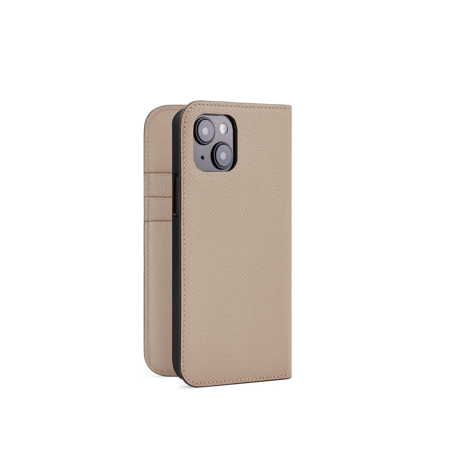 iPhone 14 Diary Case Nobile Leather (Greige)