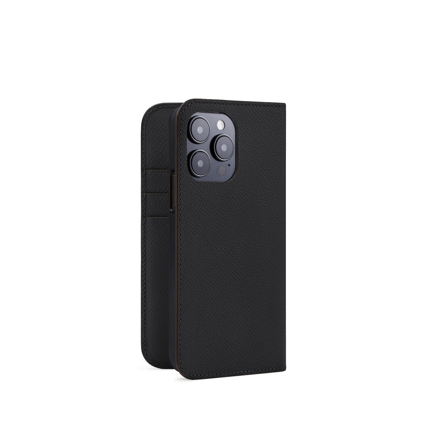 iPhone 14 Pro Diary Case Nobile Leather (Black)