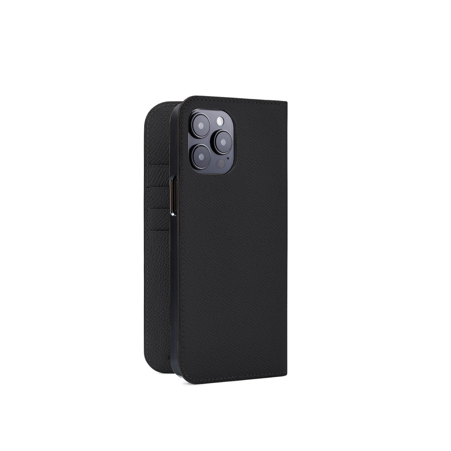iPhone 14 Pro Max Diary Case Nobile Leather (Black)