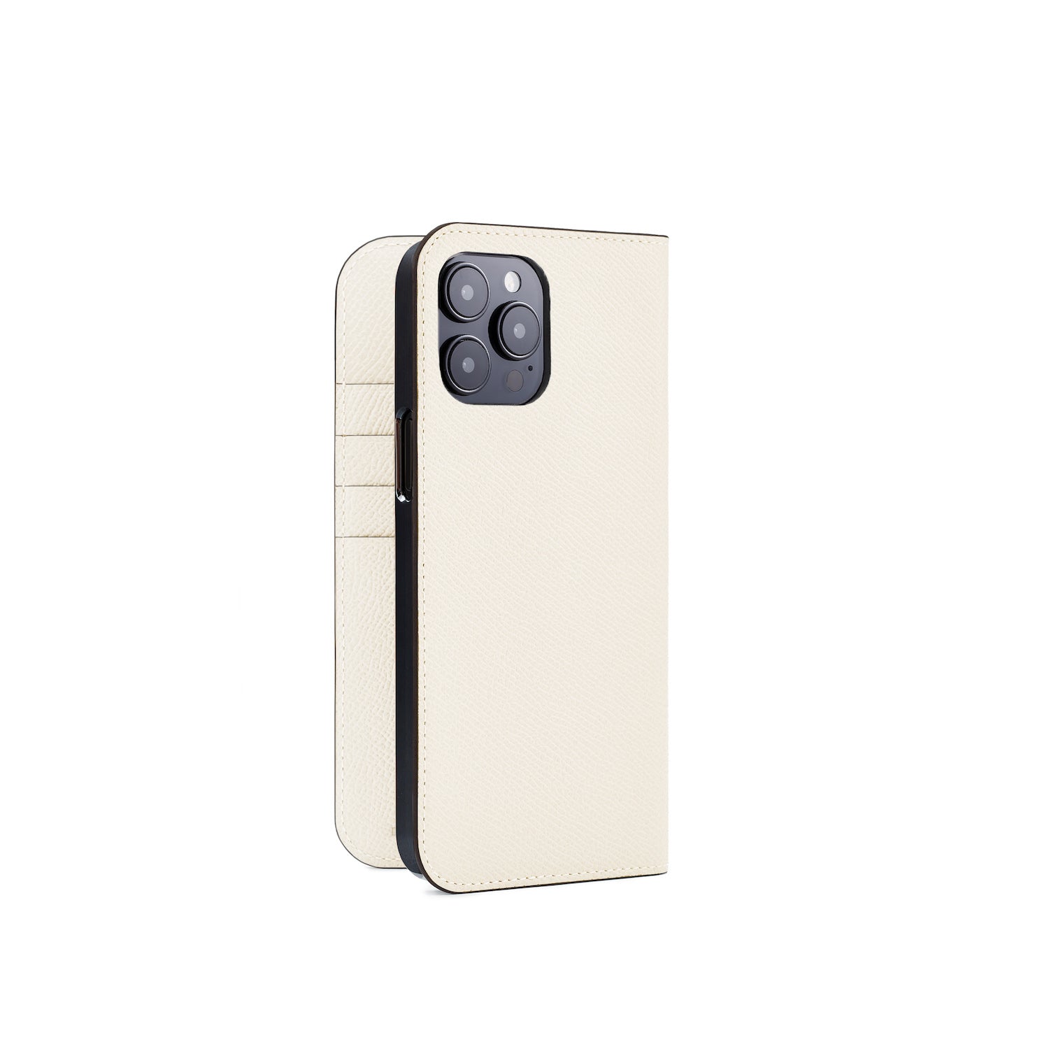 iPhone 14 Pro Max Diary Case Nobile Leather (White)