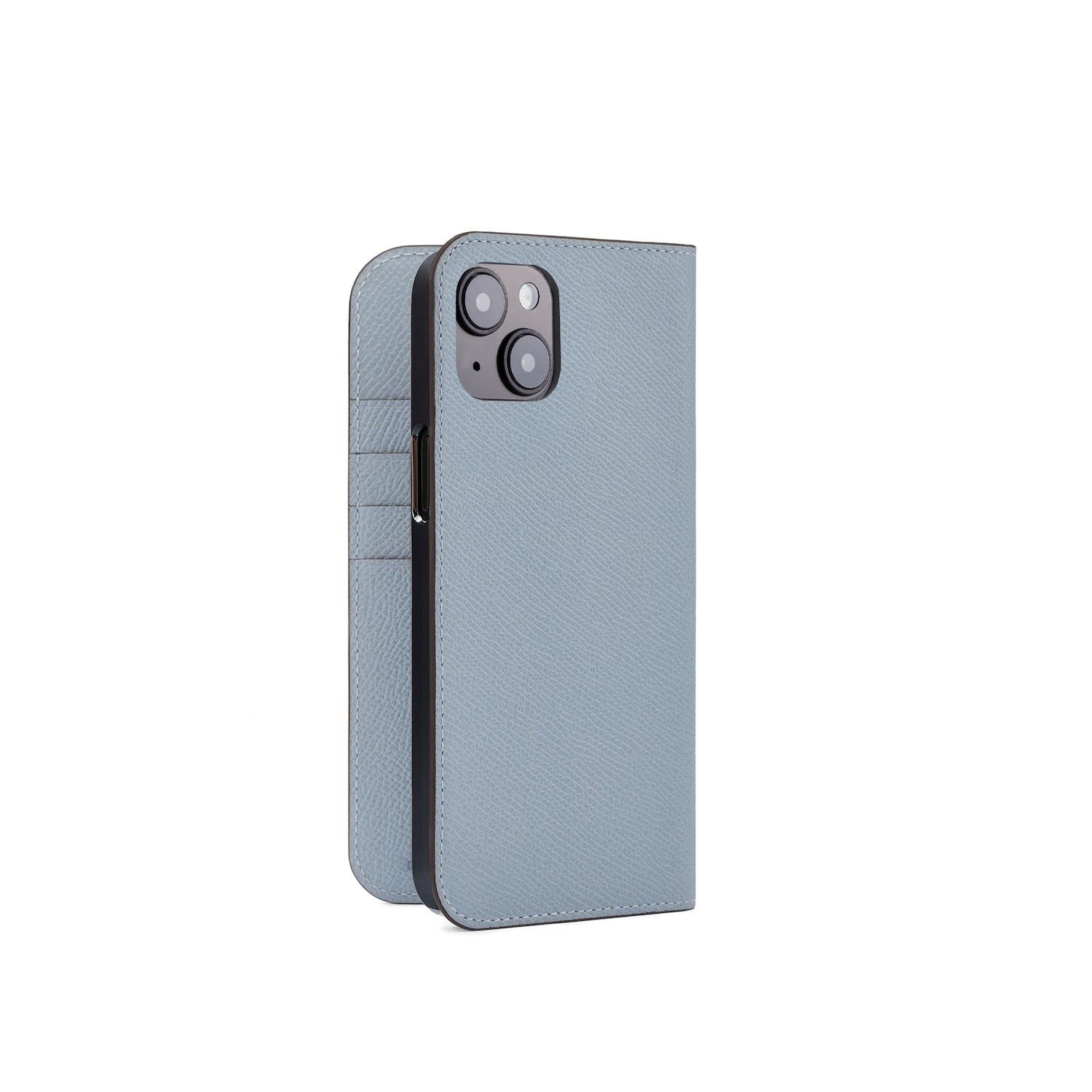 iPhone 15 Plus Diary Case Nobile Leather (Blue Lin)