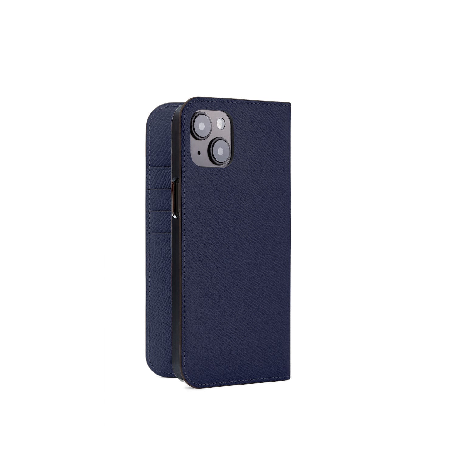 iPhone 15 Plus Diary Case Nobile Leather (Navy)