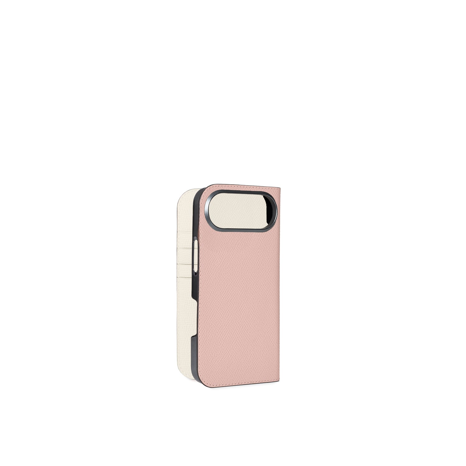 iPhone Air Diary Case Nobile Leather (Shell Pink × White)