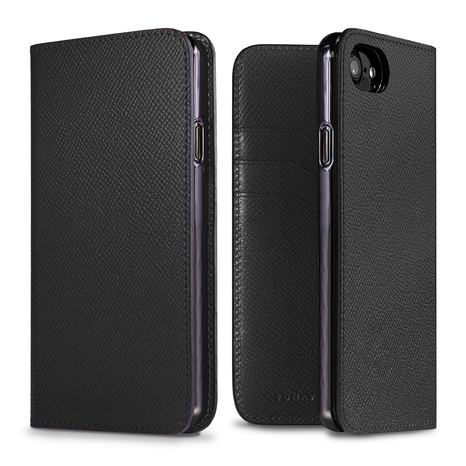 iPhone SE / 8 / 7 / 6s / 6 Diary Case Nobile Leather (Black)
