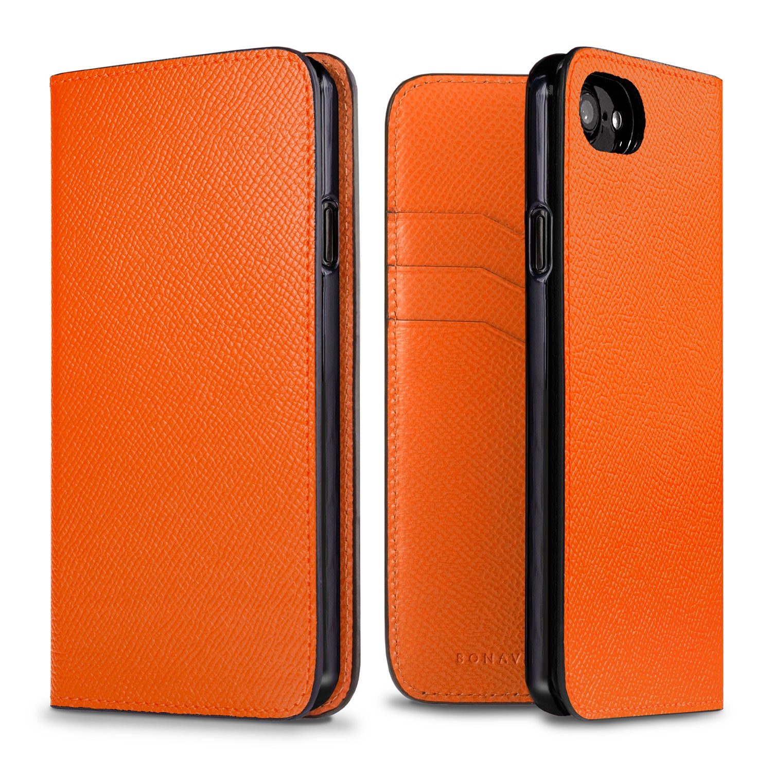 iPhone SE / 8 / 7 / 6s / 6 Diary Case Nobile Leather (Orange)