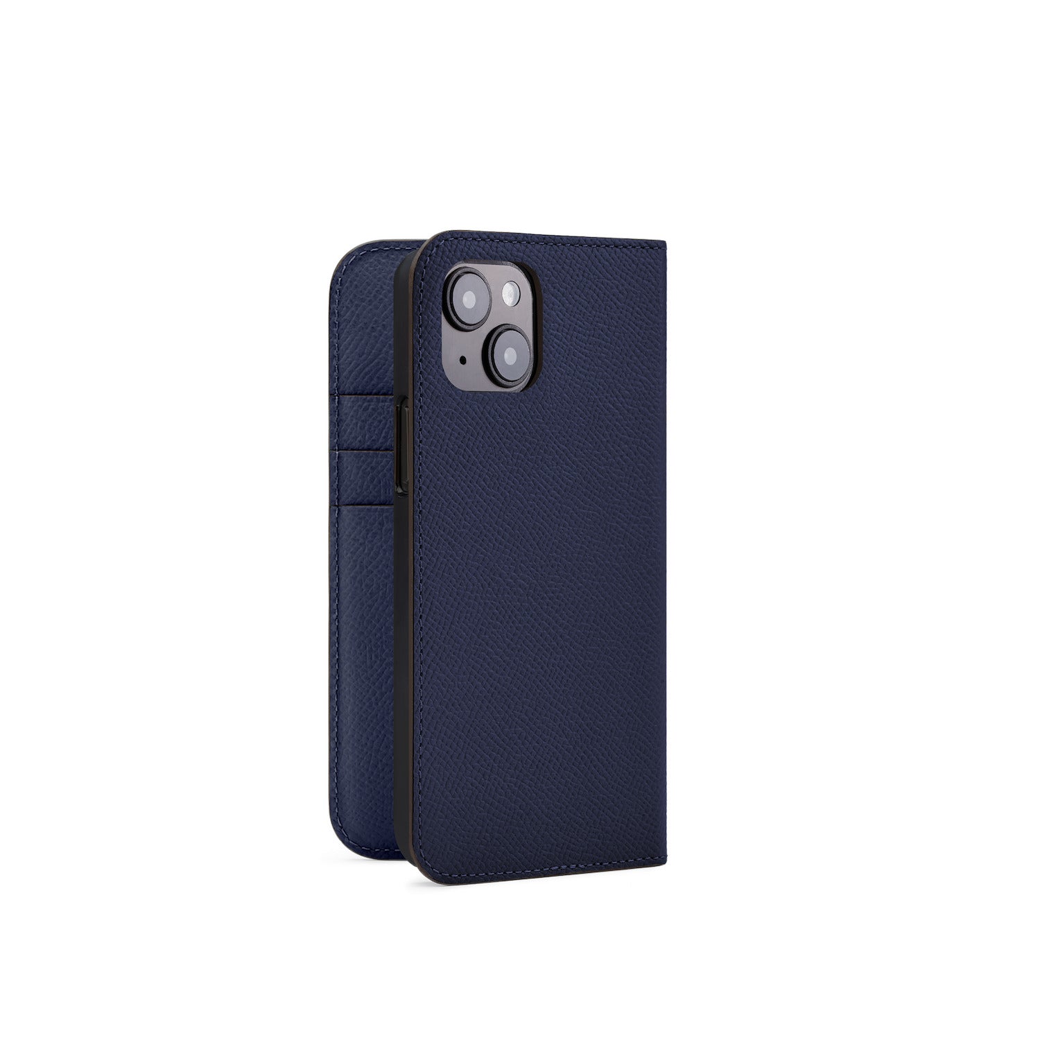iPhone 15 Diary Case Nobile Leather (Navy)