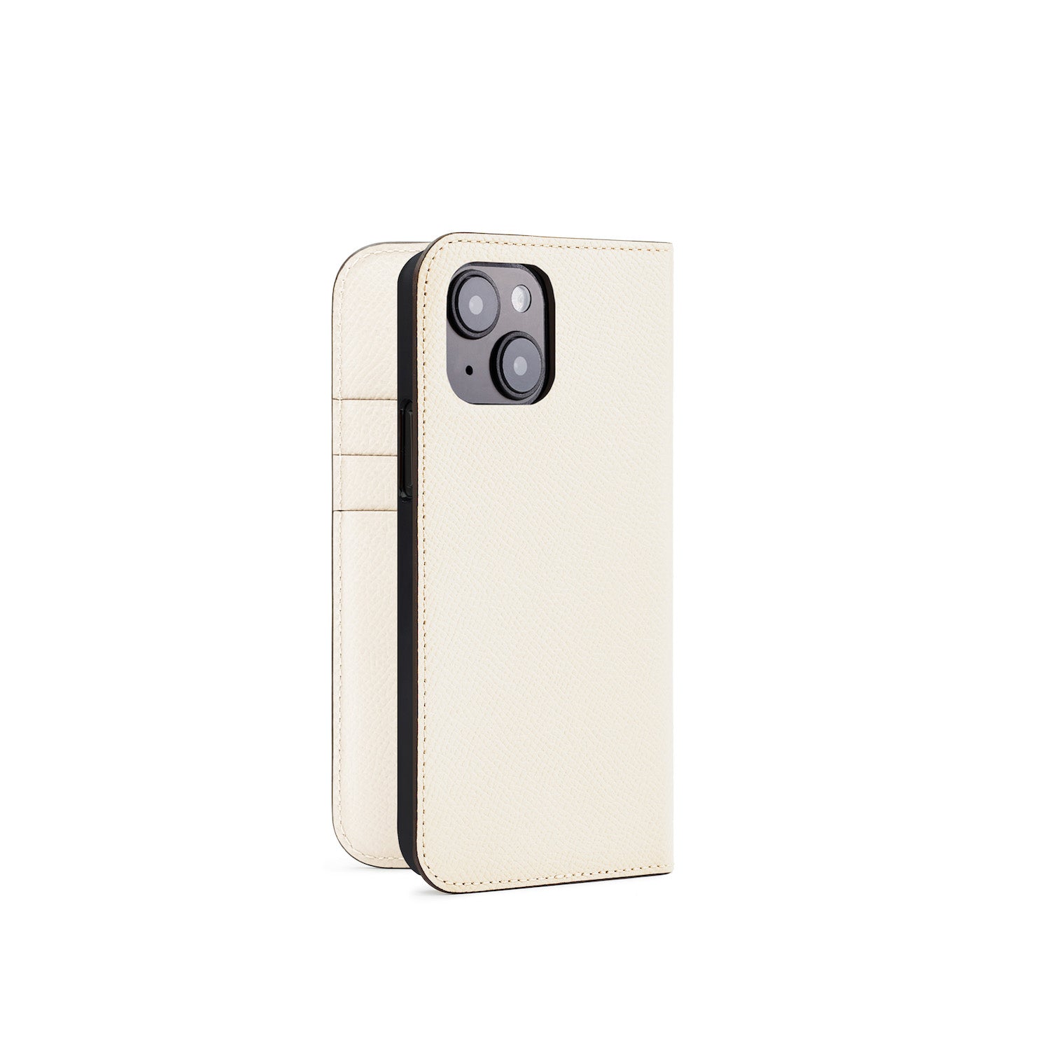 iPhone 15 Diary Case Nobile Leather (White)