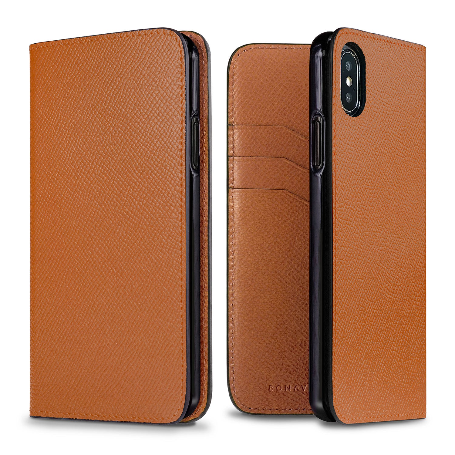 iPhone X / Xs Diary Case Nobile Leather (Gold)