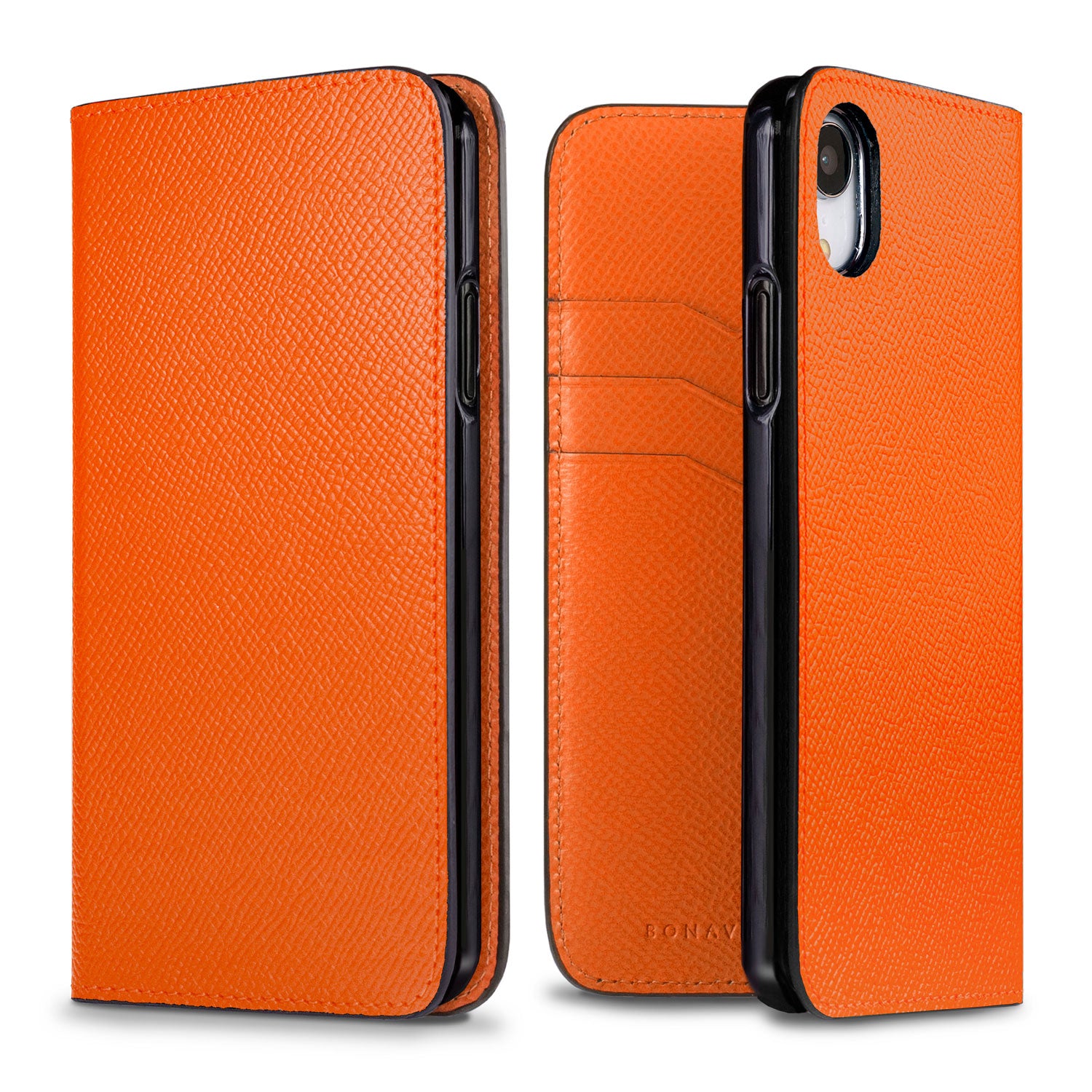 iPhone XR Diary Case Nobile Leather (Orange)