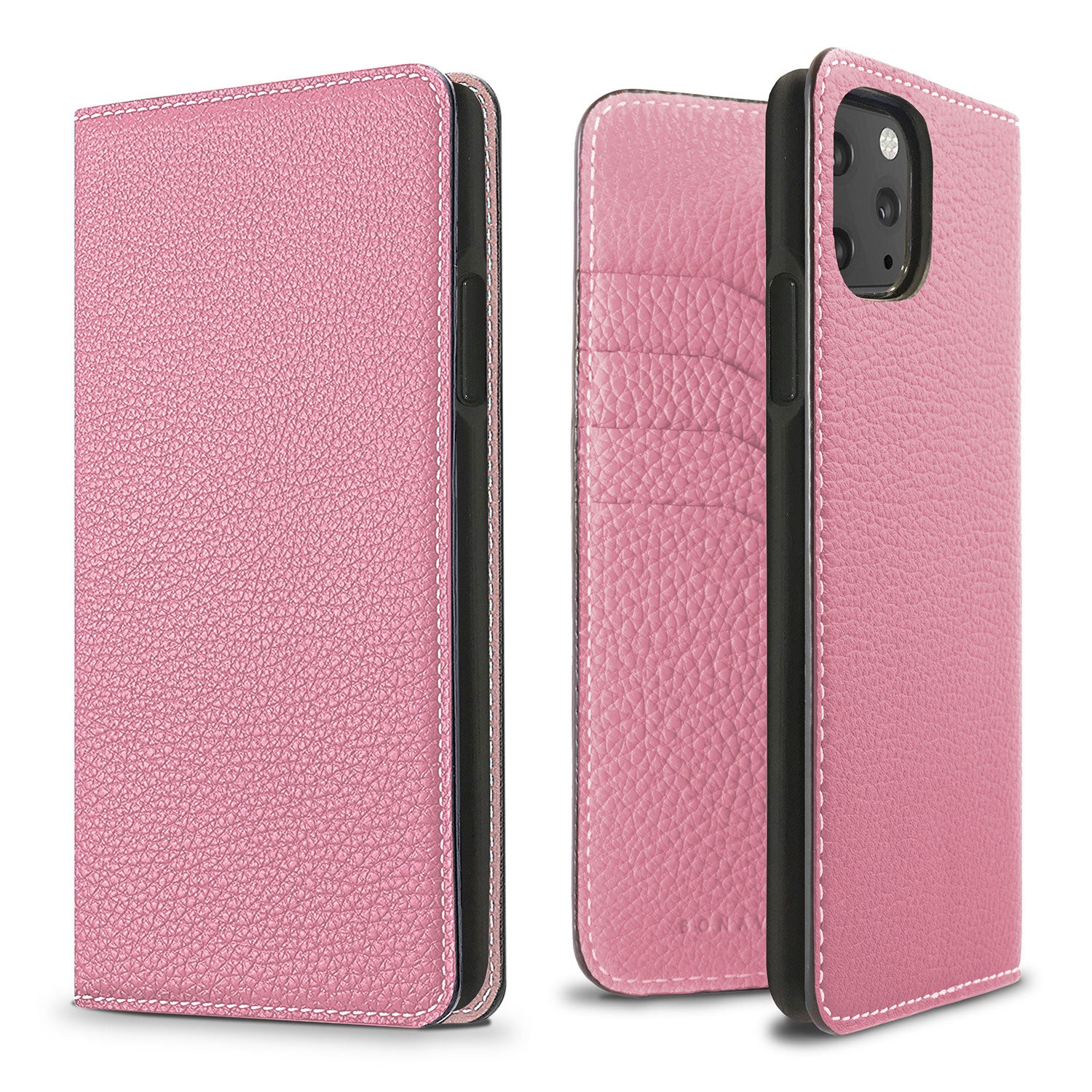 iPhone 11 Pro Max Diary Case Shrink Leather (Confetti Pink)