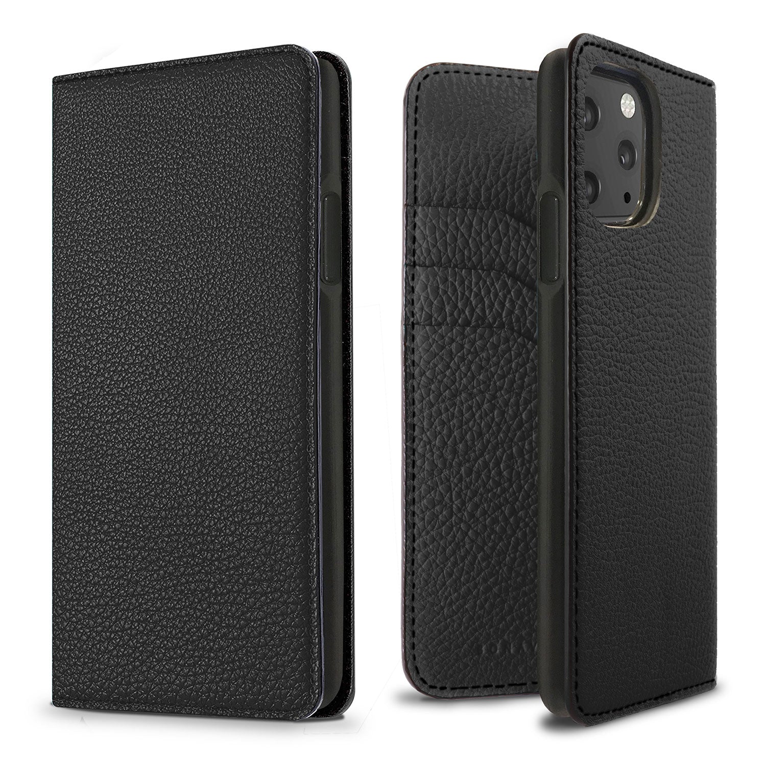 iPhone 11 Pro Diary Case Shrink Leather (Black)