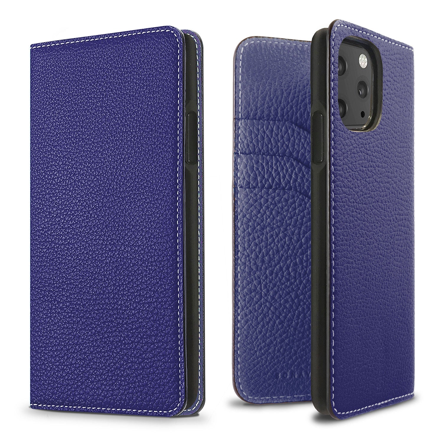 iPhone 11 Pro Diary Case Shrink Leather (Electric Blue)