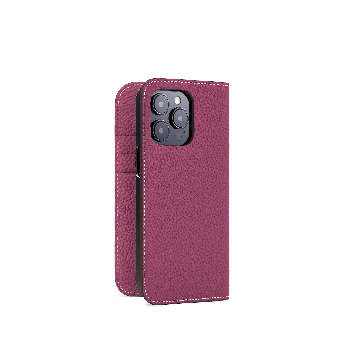 iPhone 14 Pro Diary Case Shrink Leather (Anemone Purple)