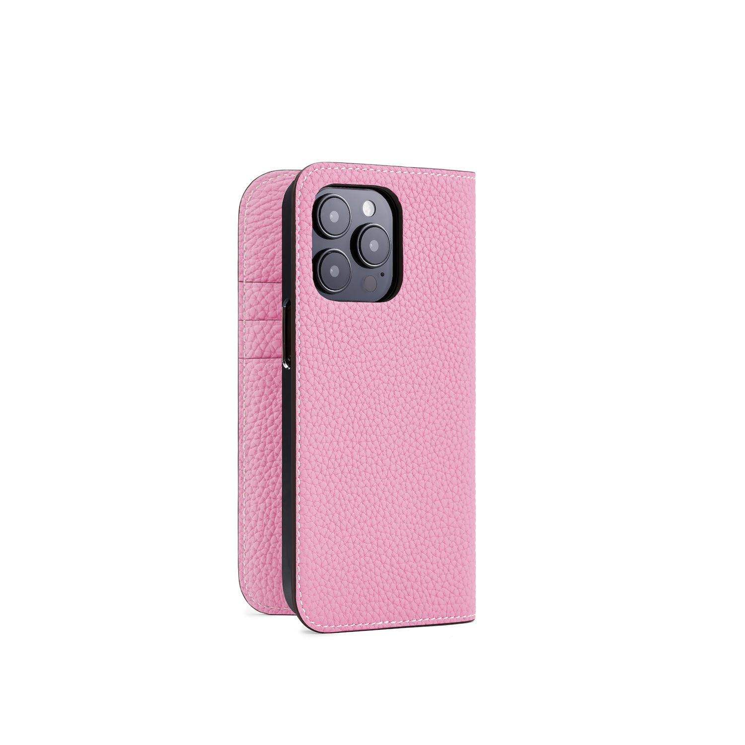 iPhone 14 Pro Diary Case Shrink Leather (Taffy Pink)
