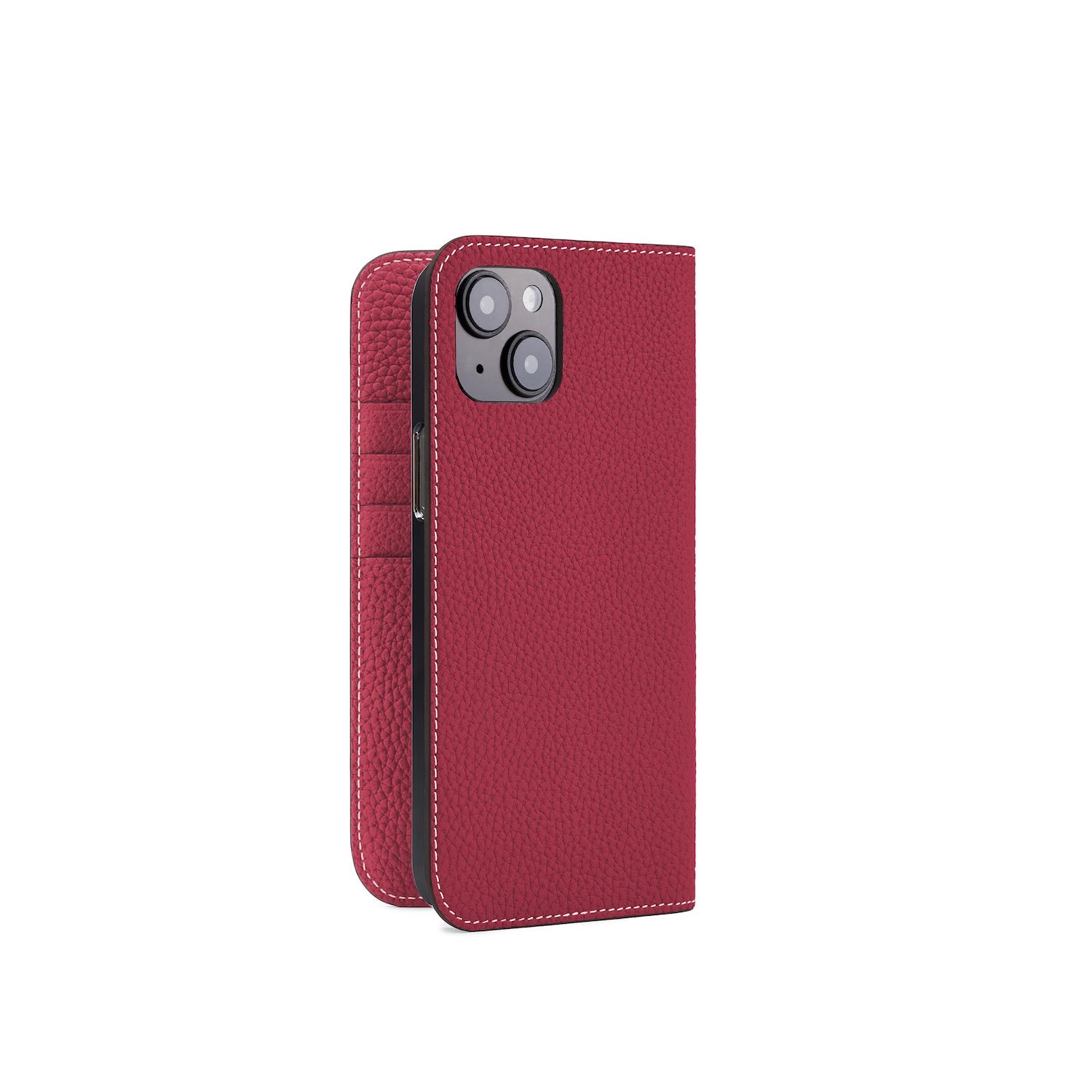 iPhone 14 Plus Diary Case Shrink Leather (Red)