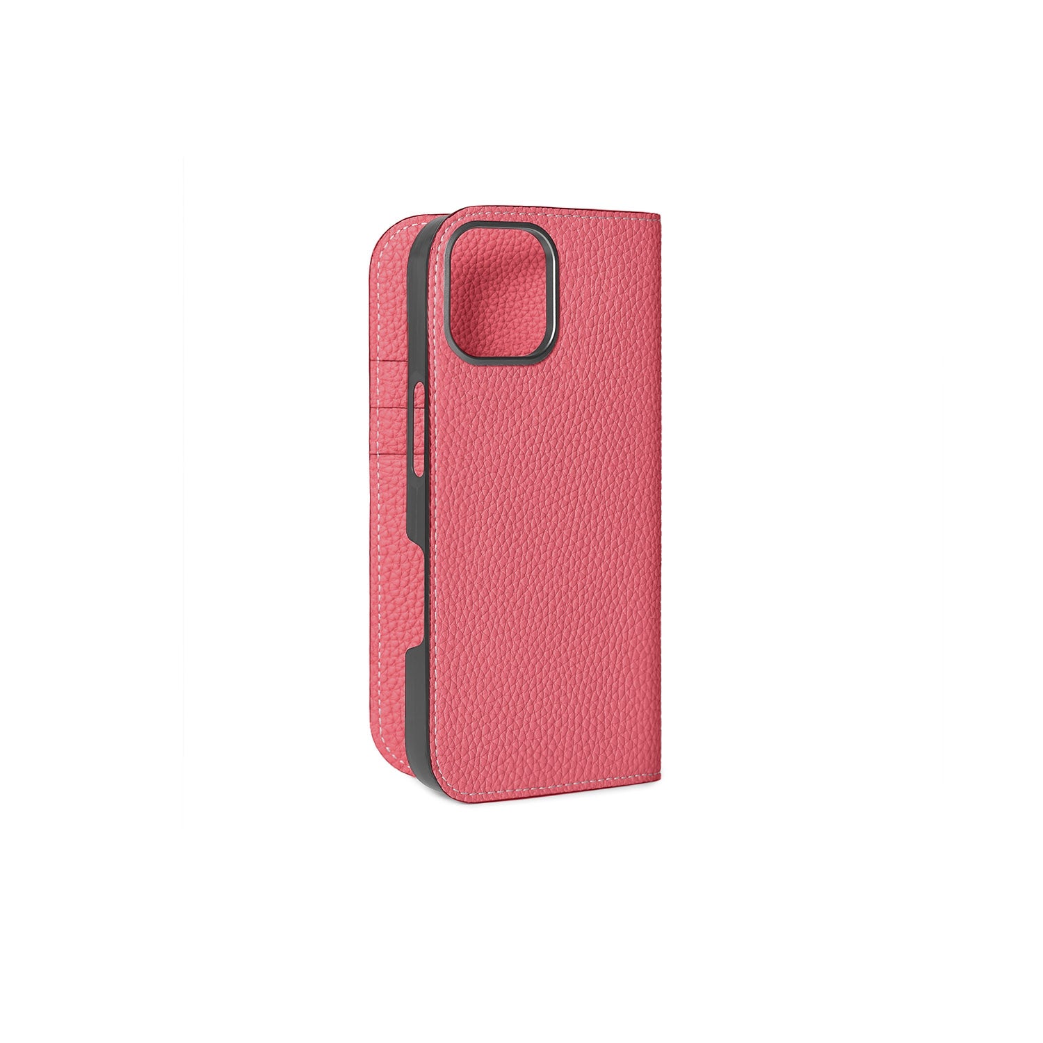 iPhone 16 Diary Case Shrink Leather (Azalee Pink)