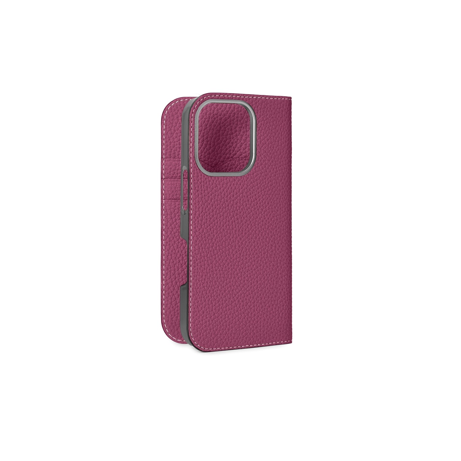 iPhone 16 Pro Diary Case Shrink Leather (Anemone Purple)