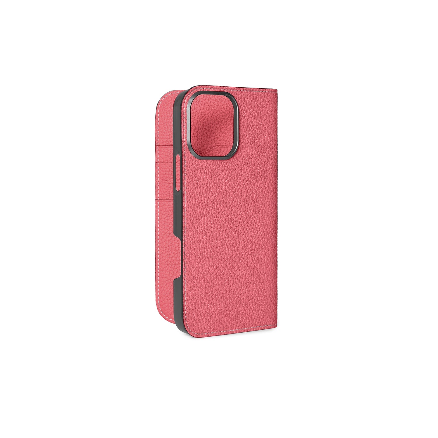 iPhone 16 Pro Max Diary Case Shrink Leather (Azalee Pink)