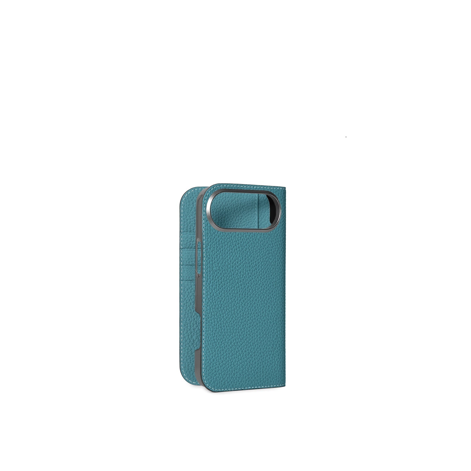 iPhone Air Diary Case Shrink Leather (Blue Cyan)