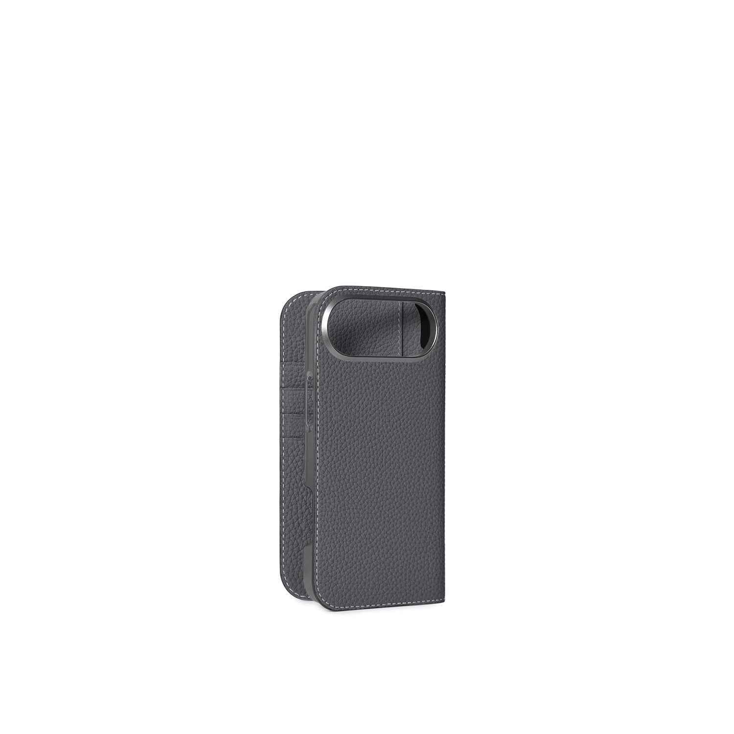 iPhone Air Diary Case Shrink Leather (Charcoal Gray)