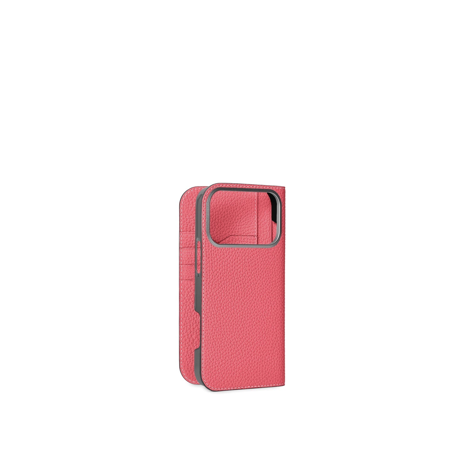 iPhone 17 Pro Max Diary Case Shrink Leather (Azalee Pink)