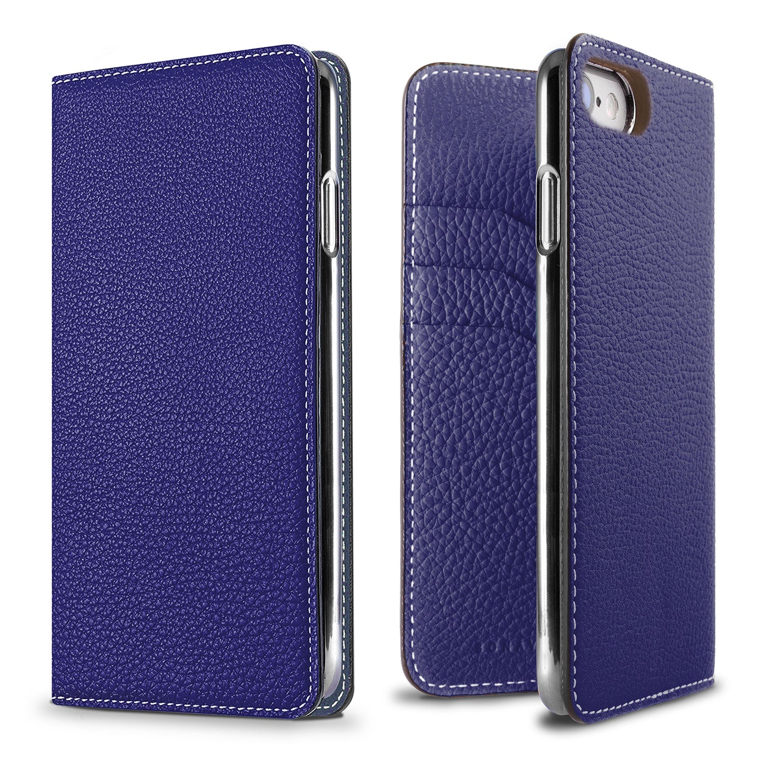 iPhone SE / 8 / 7 / 6s / 6 Diary Case Shrink Leather (Electric Blue)
