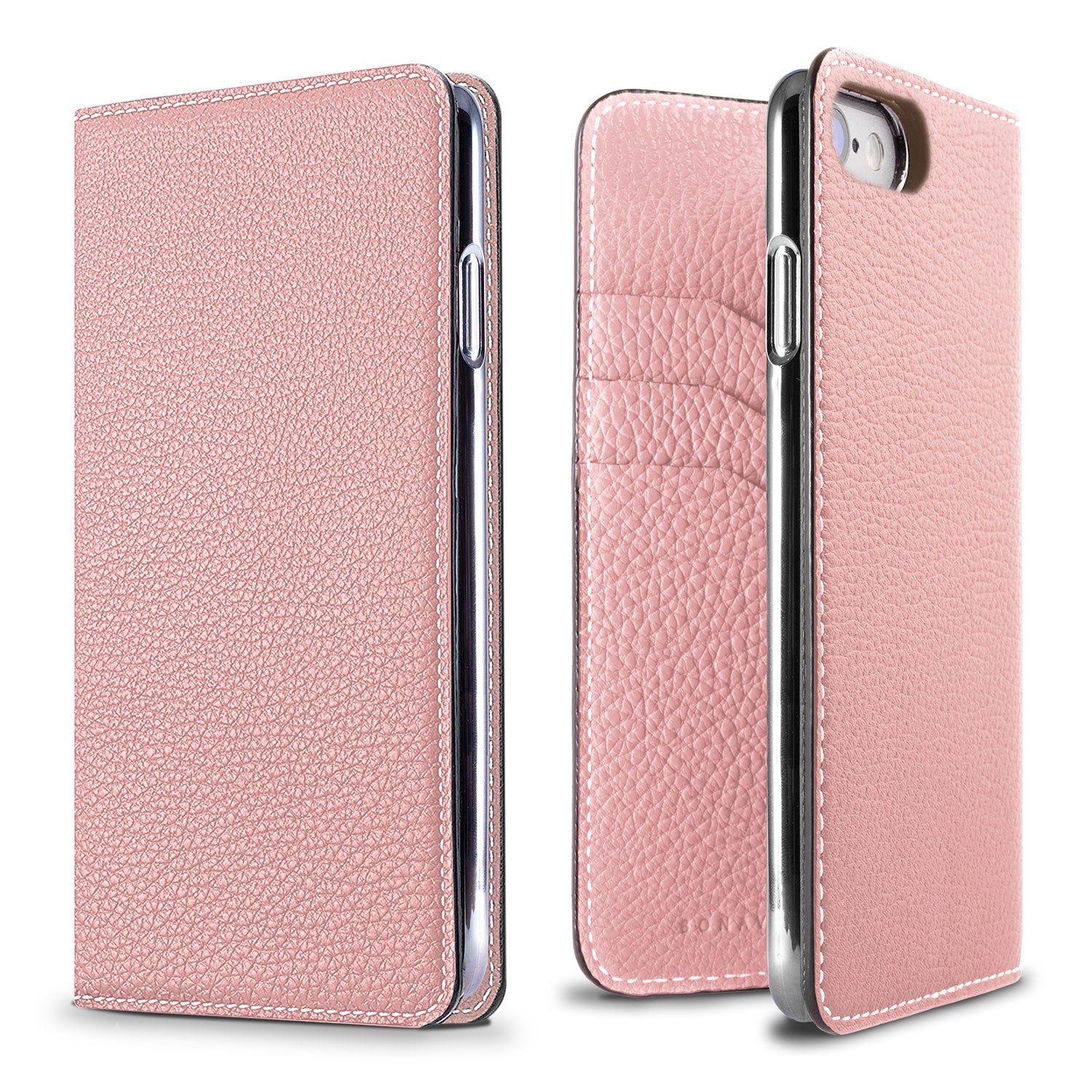 iPhone SE / 8 / 7 / 6s / 6 Diary Case Shrink Leather (Sakura Pink)